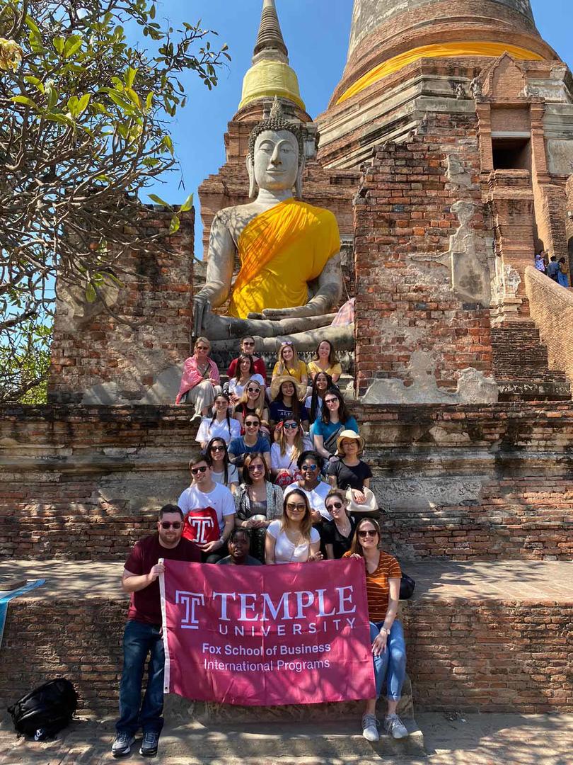 Undergraduate students in Ayutthaya, Thailand